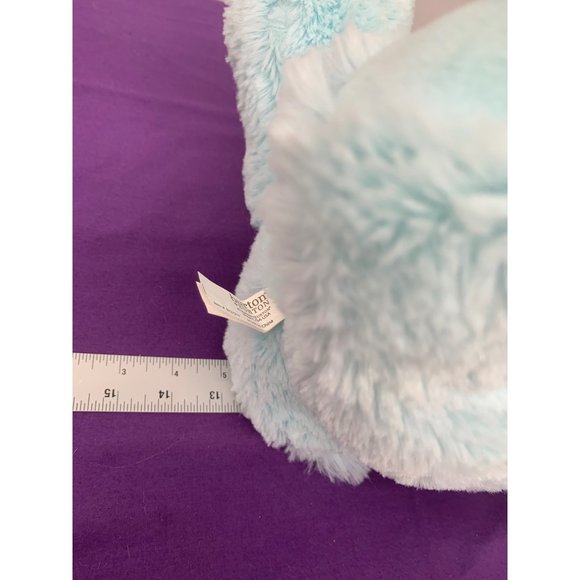 Burton and Burton 13 Inch Sitting Light Blue Soft Bear - Picture 8 of 9